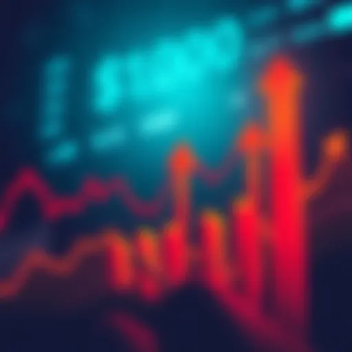 Chart showing rising prices approaching $1.00 with arrows pointing up