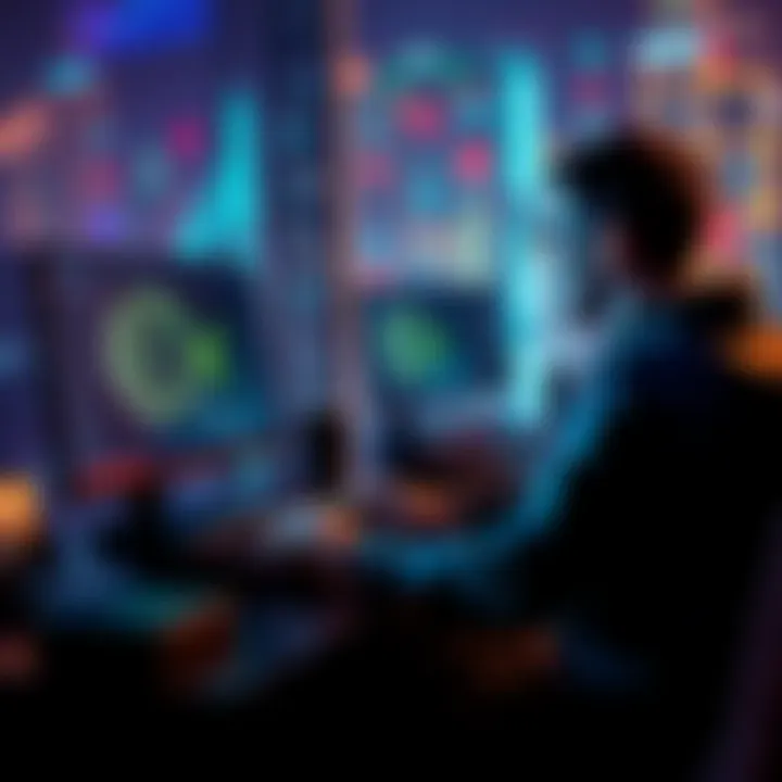 A person using a computer to swap cryptocurrencies like ETH and BTC through a non-custodial platform without KYC verification