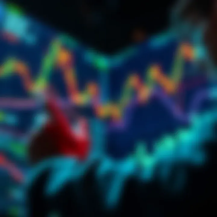 A person analyzing cryptocurrency charts and graphs with a focus on HBAR's rising prices, considering selling or holding for investment benefits