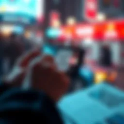 A close-up of a hand holding a smartphone as it scans a QR code on a paper