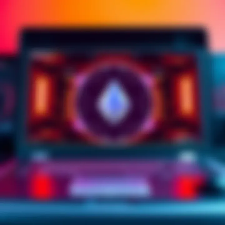 Representation of quantum computing affecting Monero's security and ASIC resistance with visuals of a computer and Monero logo