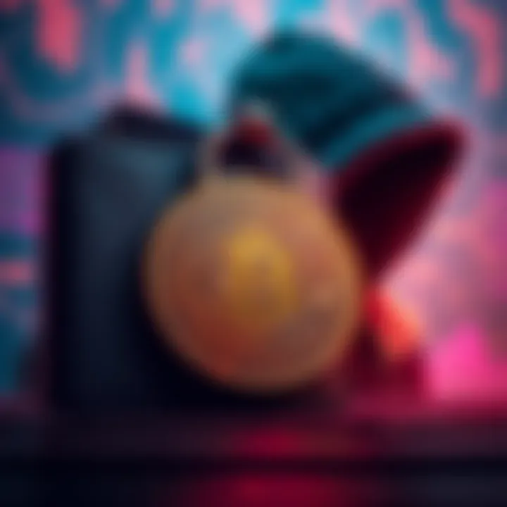 Quantum hacking threat to Bitcoin A digital representation of a locked Bitcoin wallet with a shadowy figure in the background, symbolizing quantum hacking and Satoshi Nakamoto's potential return.