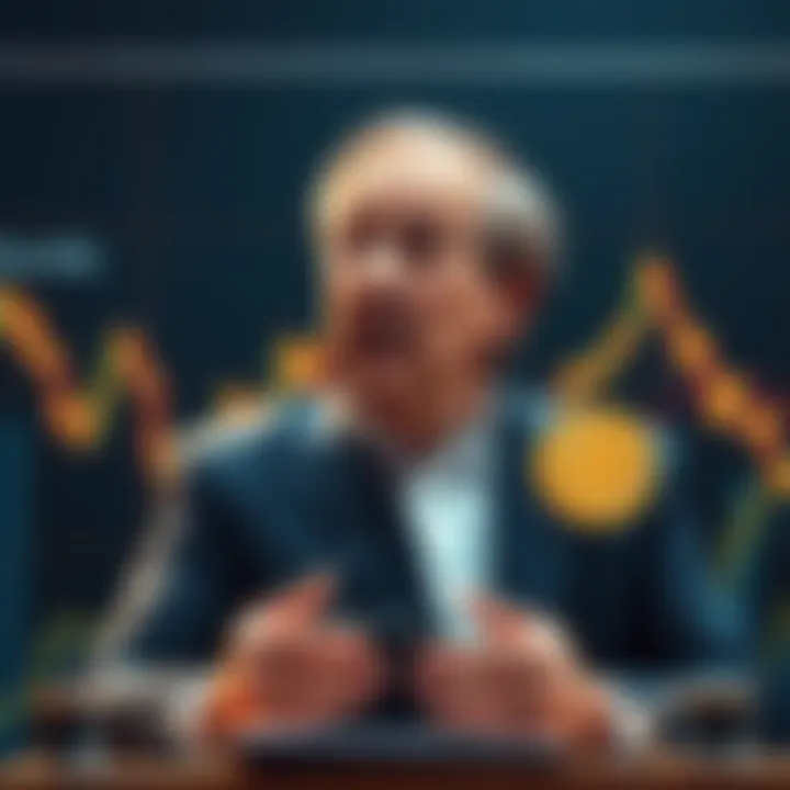 Ray Dalio Bitcoin Warning Ray Dalio speaking with graphs showing economic downturn and Bitcoin symbol