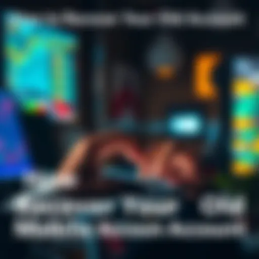 A person using a smartphone to recover an account without the old phone number