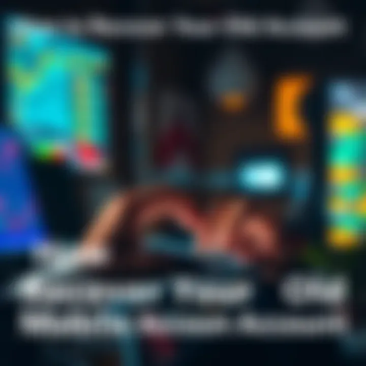 A person using a smartphone to recover an account without the old phone number