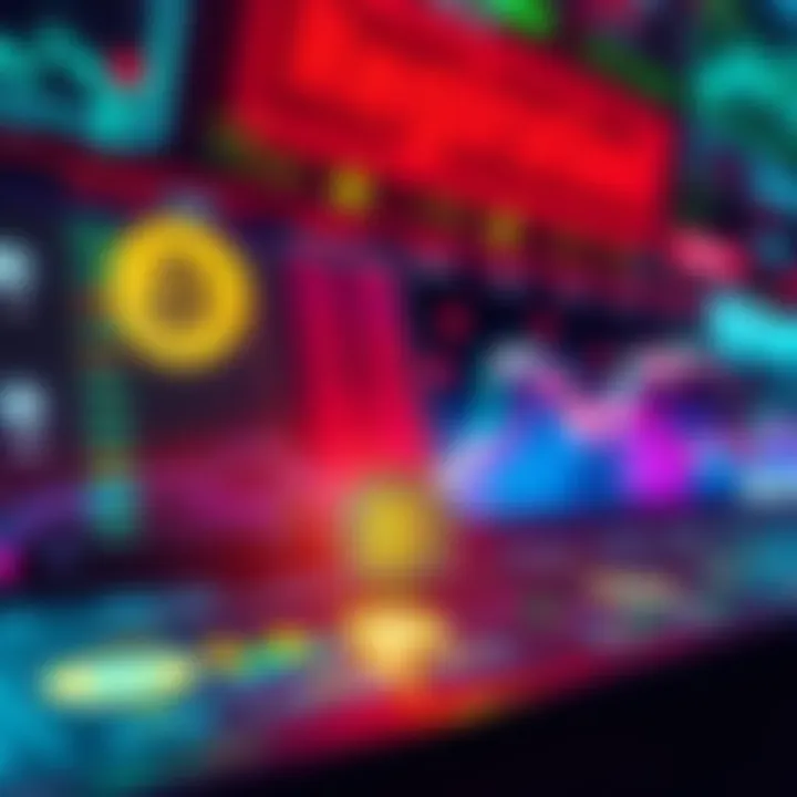 A visual representation of a regulated crypto exchange with digital currency symbols and safety icons; highlighting the importance of security in crypto trading.