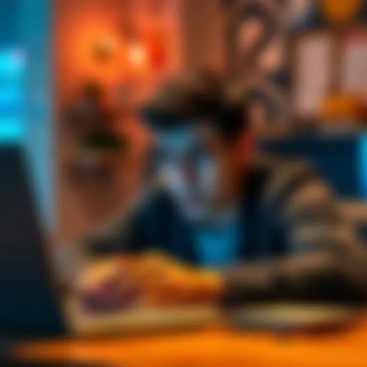 Revolut Card Rejection A person looking frustrated while trying to verify their Google account with a Revolut virtual card on a laptop.