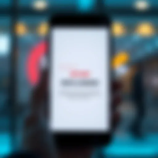 A visual representation showing a mobile phone displaying a declined payment notification from Revolut to Binance, conveying users' concerns about transaction issues.