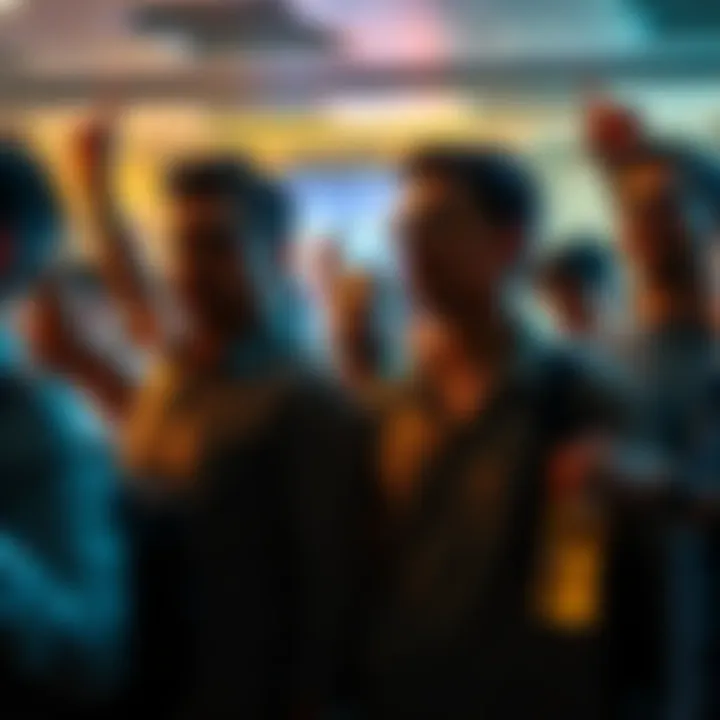 Group of people expressing their need for enhanced analytics and export features in a financial app