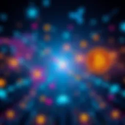 Visual representation of Ripple's XRP as a key player in international financial transactions, featuring digital currency symbols and arrows indicating fast movement across borders.