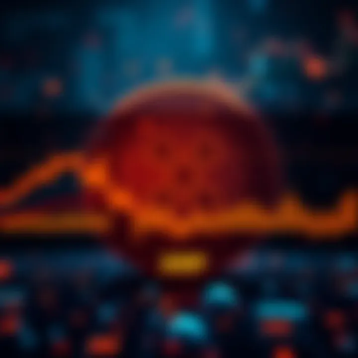 A graphical representation of Ripple's payment network hitting over $100 billion in transactions, with a flat XRP price displayed on a chart.