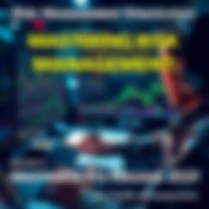 A trader analyzing financial charts and data for risk management