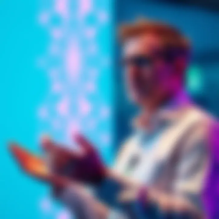 Rob Allen from Hashgraph presenting insights about Project Acacia with the Reserve Bank of Australia