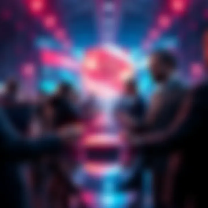 Russian business people using cryptocurrency to trade with Iran, showcasing financial technology and international connections