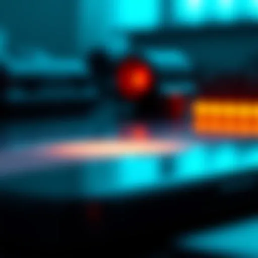 Close-up of Safe 7 device screen showing a dead pixel in the corner