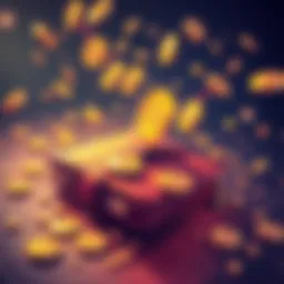 Illustration showing a digital wallet with money flowing into Tornado Cash, depicting the movement of stolen funds from the Saga exploit