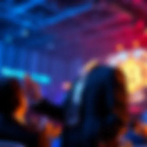 Saifdean Ammous discusses Bitcoin and privacy issues on stage at a conference