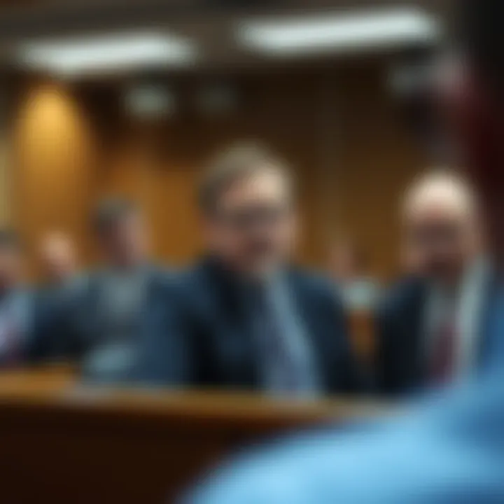 Sam Bankman-Fried appears at a courtroom hearing, with prosecutors and defense present