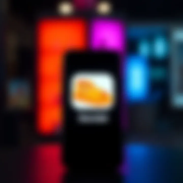 A smartphone screen displaying the new sandal app icon prominently, illustrating the change from the original design.