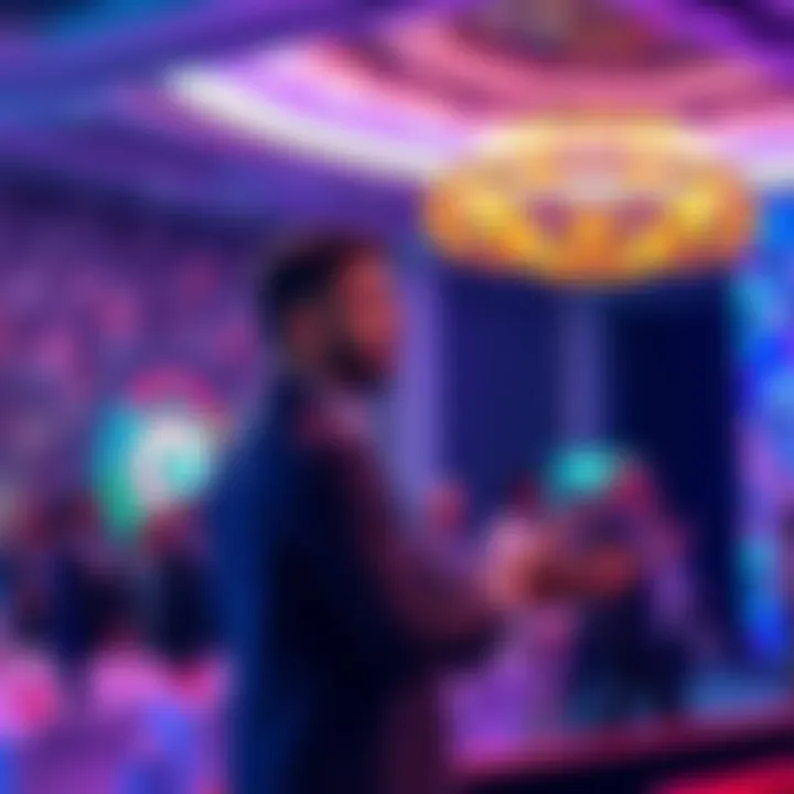 Sandeep Nailwal at a crypto event Polygon's founder Sandeep Nailwal speaking on stage at a cryptocurrency conference, discussing the future of POL and MATIC.