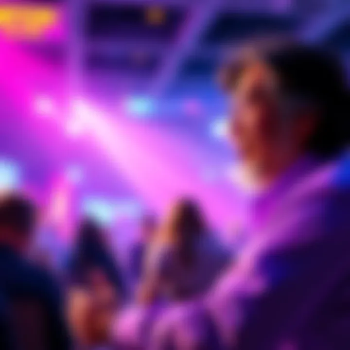 Satoshi Salamoto speaks at a cryptocurrency event, emphasizing humility and knowledge in wealth building.