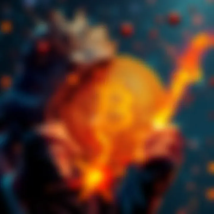 A depiction of Satoshi Nakamoto taking action to fix a bug in the Bitcoin network, showcasing the importance of swift responses