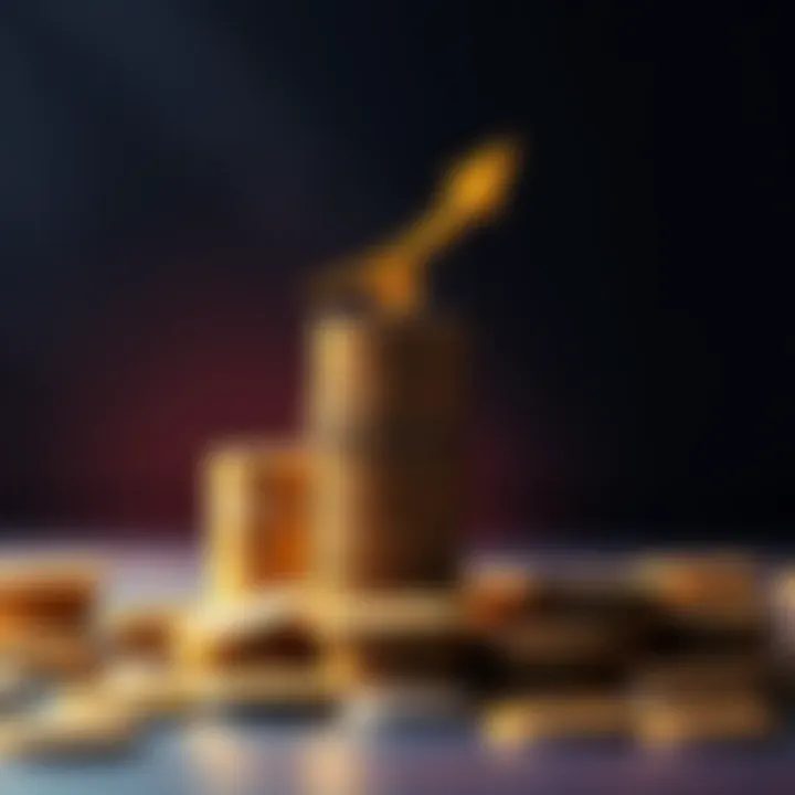 Savings Growth A graphic showing a growing stack of coins with a dollar sign, representing maximizing savings.