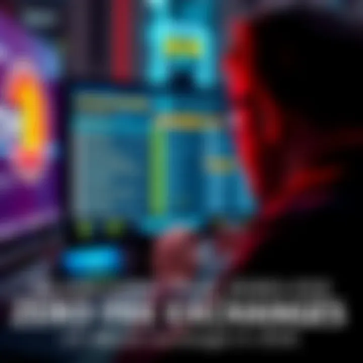 A person looking at a computer screen displaying Bitcoin exchange options with zero fees