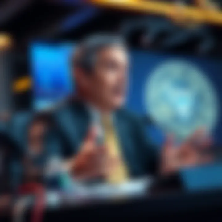 SEC Chair Paul Atkins discussing the benefits of including cryptocurrency in 401(k) retirement plans during a press conference