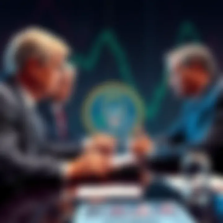 Officials from SEC and CFTC discussing cryptocurrency regulations