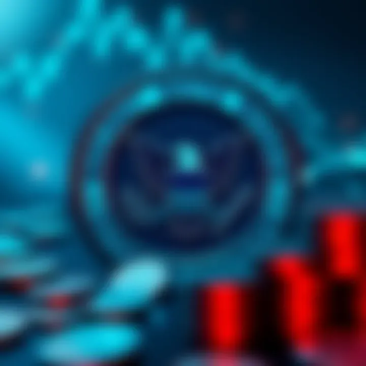 The SEC logo with 16 crypto assets represented as coins, symbolizing their new classification as commodities.