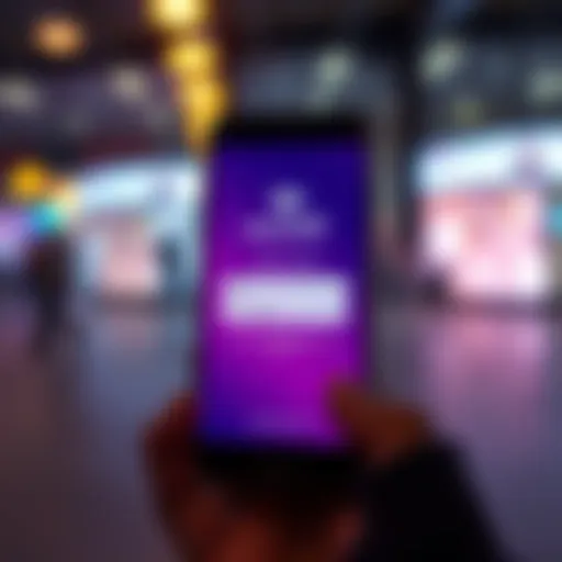 A smartphone displaying the Secondfi login page with an updated user agreement prompt