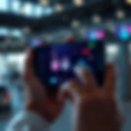 A person holding a smartphone showing a secure ADA staking dashboard with lock icons, representing safety in crypto investments.