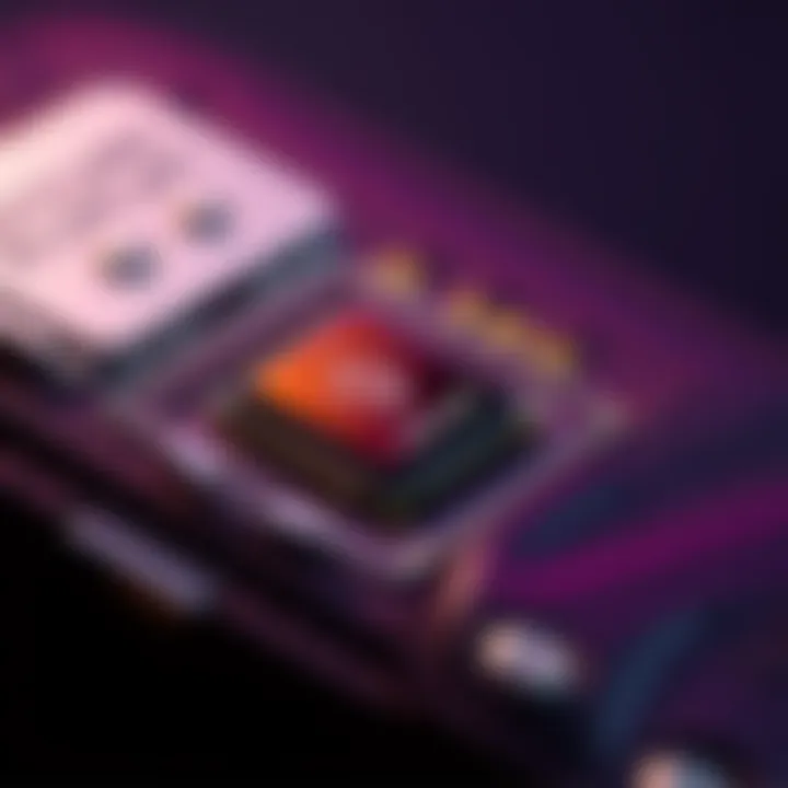 A close-up of a hardware wallet showing its secure element chip, highlighting the importance of security features for beginners in cryptocurrency.