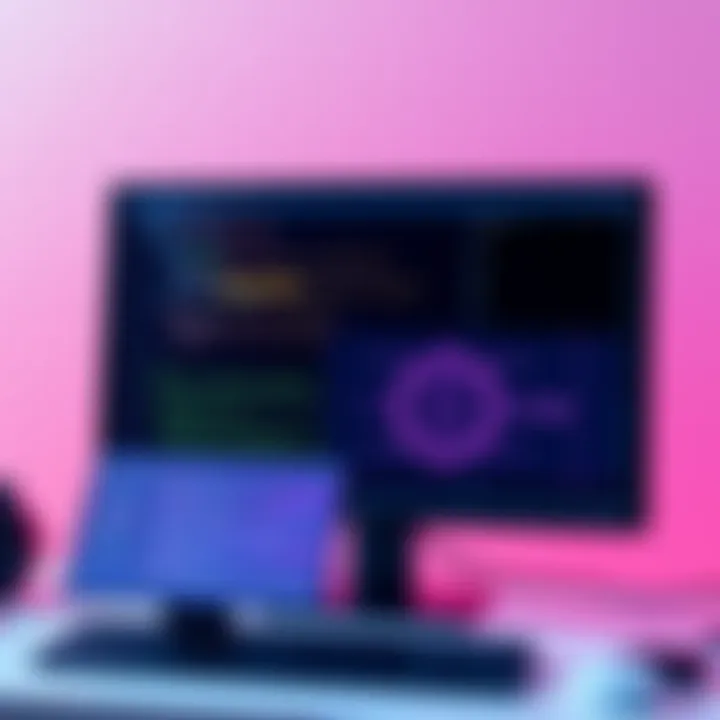 A computer screen displaying a terminal with code for setting up a secure proxy on Umbrel, alongside a visual of a public-pool mining diagram