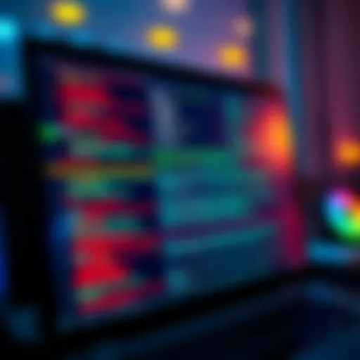 A computer screen displaying code, symbolizing the security risks of 12-word seed phrases in cryptocurrency.