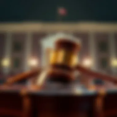 The Senate is discussing the agriculture bill that could benefit Chainlink, with a graphic showing a gavel and a chainlink logo