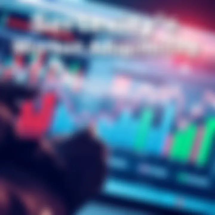 Illustration showing Sertexity adapting strategies with graphs and changing market trends in the background.