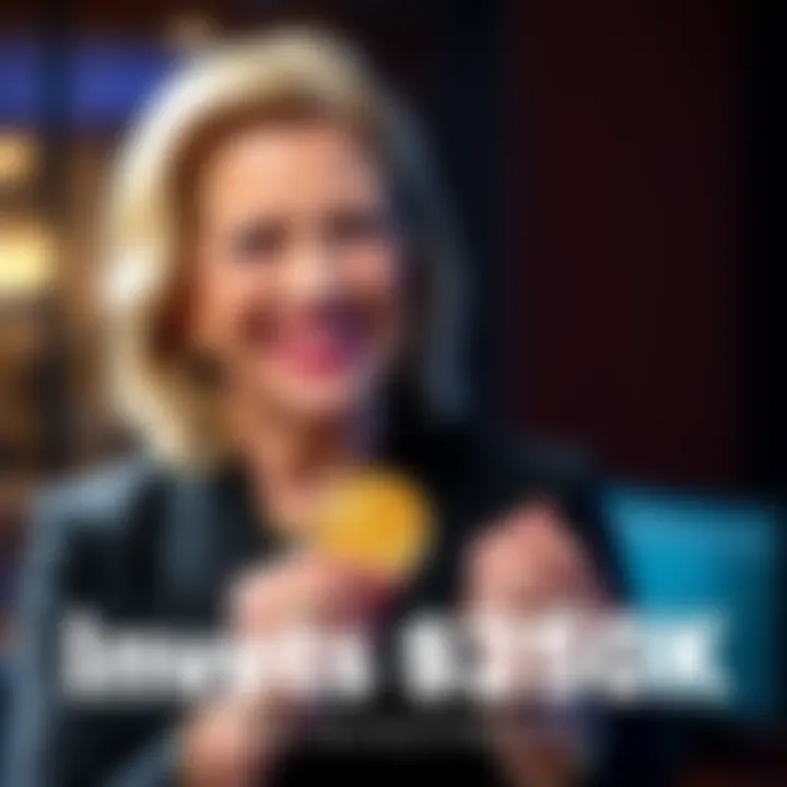 South Carolina Senator Sheri Biggs smiling while holding a cryptocurrency coin, representing her $250,000 investment in iBit.