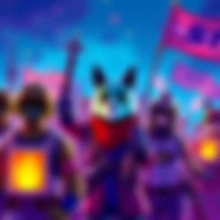 Members of the SHIB community rallying on social media to support the idea of a SHIB sidekick in Fortnite.