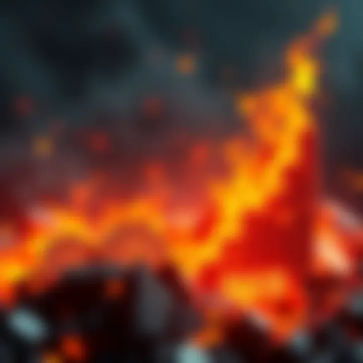 Graphic showing a sharp increase in SHIB token burns, highlighting excitement in the cryptocurrency market
