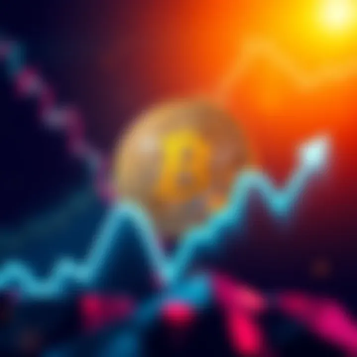 SHIB Coin Accumulation Opportunity A visual of the SHIB coin symbol with a downward trend graph, representing low prices and investment potential.