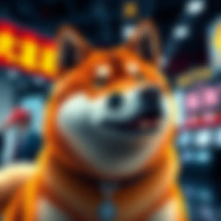 Shiba Inu ETF Proposal Graphic showing Shiba Inu logo with financial symbols and ETF text, representing the proposal by NYSE Arca.