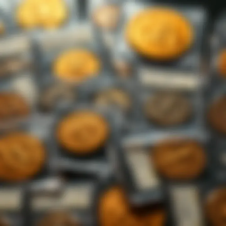 Slabbing Ancient Coins A collection of ancient coins displayed in protective slabs with labels showing their grades