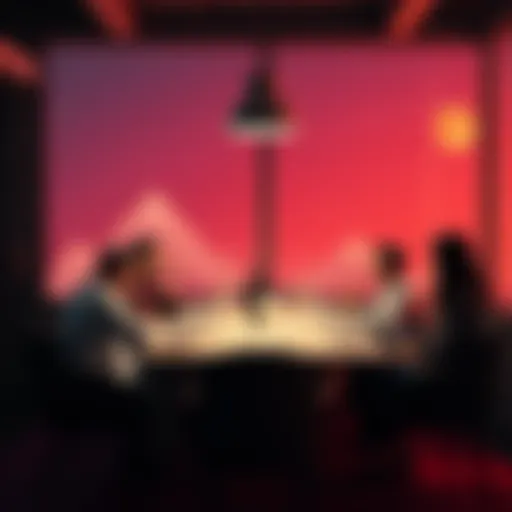 A cozy dinner table set for a small gathering, highlighting intimate conversation among builders in the web3 community.