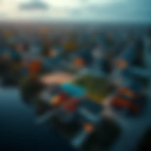 A small plot of land surrounded by homes, showcasing personal history and community connections.