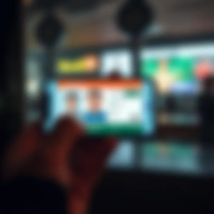 A smartphone displaying a digital ID verification screen with a person scanning their passport