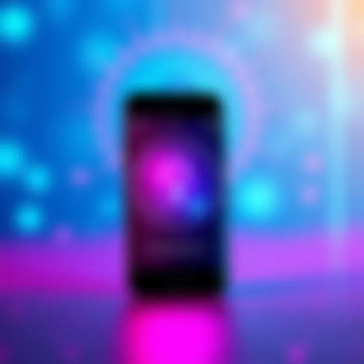 A smartphone displaying a security lock screen, symbolizing device security checks and tamper-free assurance.