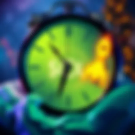 A graphic showing a clock set at 5 PM, with a $SOL symbol and a rocket icon, indicating a cryptocurrency drop event