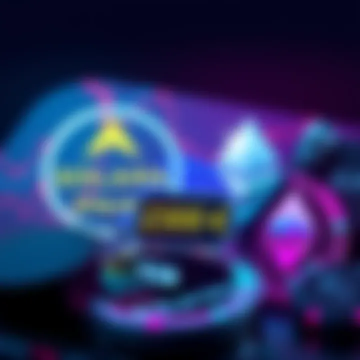 A visual representation of Solana and Ethereum logos with a price tag indicating Ethereum at 2300 CAD.